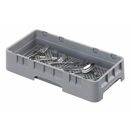 Cambro Cambro - Camrack, Flatware Rack, 1/2 Size, 19-3/4 x 9 7/8 x 4, 2-5/8, Gray, PK6 HFR258151